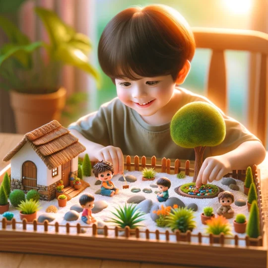 Creative Tray Garden Activity for Kids
