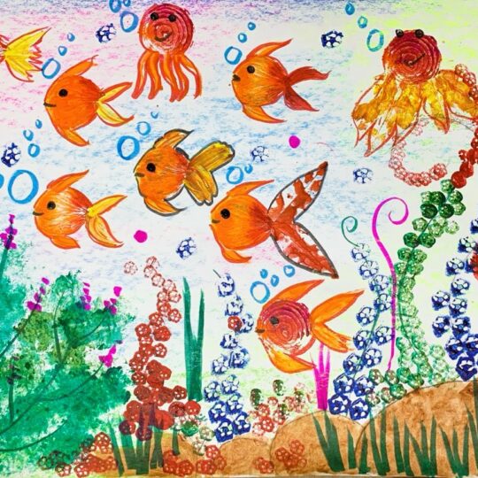 Engaging Impression Art Workshop – Designed for Moms & Kids