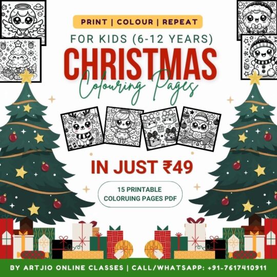 Printable Christmas Coloring Pages PDF – 15 Unique Designs!